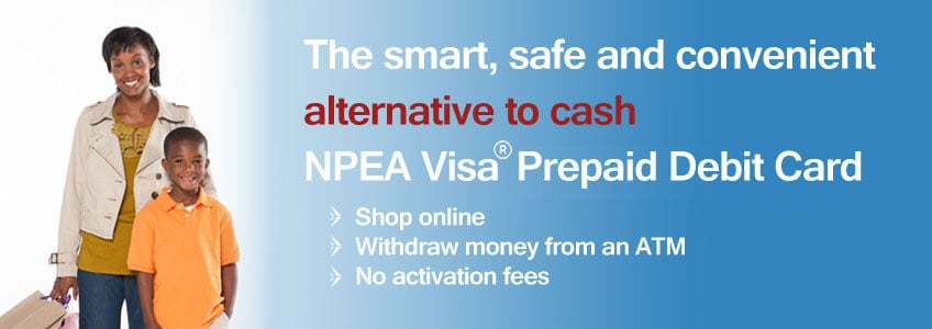 NPEA Visa Prepaid Card